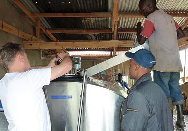 Mit Milch in Afrika eine Wirkung erzielen